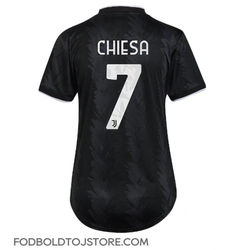 Juventus Federico Chiesa #7 Udebanetrøje Dame 2022-23 Kortærmet